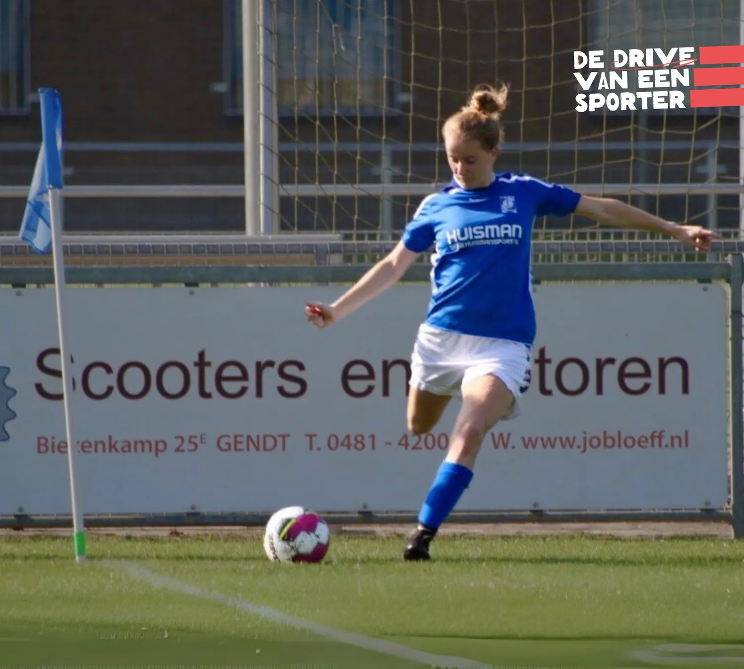 Demi Wieseman, voetbalster en professional bij Werkmandejong